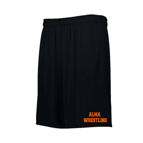 Black Sport-Tek Shorts- Alma Wrestling