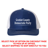 Gratiot County Democratic Party Hat - Multiple Styles