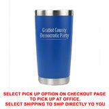 Gratiot County Democratic Party - Stainless Steel Water Bottle - 20/32