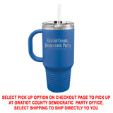 Gratiot County Democratic Party - Stainless Steel Tumbler - 20/32