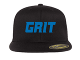Detroit Grit Flexfit Flat Bill Hat - Detroit Lions Grit