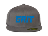 Detroit Grit Flexfit Flat Bill Hat - Detroit Lions Grit