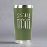 Man of God 20oz Stainless Steel Tumbler