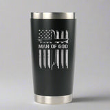 Man of God 20oz Stainless Steel Tumbler