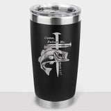 Fishers of Men 20oz Stainless Steel Tumbler - Christian Tumbler - Follow Me Mark 1:17