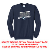 Cotton Blend Crewneck Sweatshirt - Hemlock Cross Country