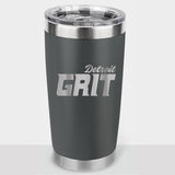 Detroit Grit 20oz Stainless Steel Tumbler