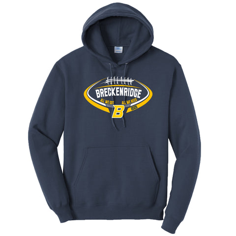 Cotton Blend Hoodie - Breckenridge Football
