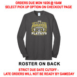 Fulton Football Playoffs - All Shirt Options Charcoal