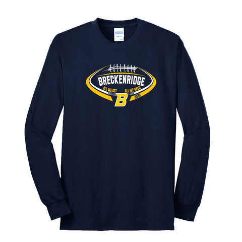 Cotton Blend Long Sleeve - Breckenridge Football