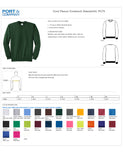 Cotton Blend Crewneck Sweatshirt - Breckenridge Track
