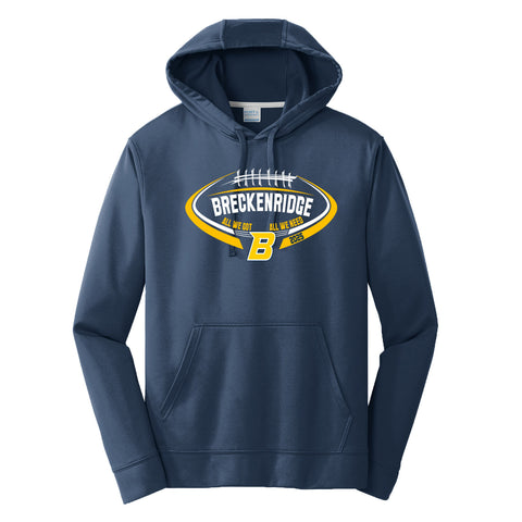 Performance Polyester Hoodie -  Breckenridge Football