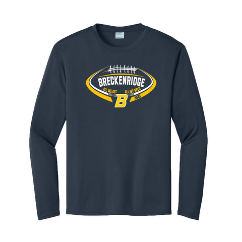 Performance Polyester Long Sleeve Shirt - Breckenridge Football