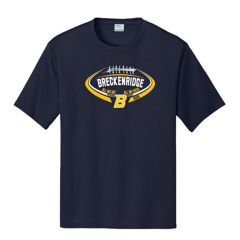 Performance Polyester T Shirt - Breckenridge Football