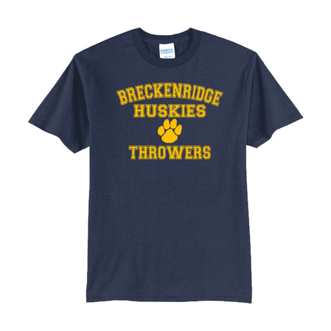 BHS Throwers Cotton Blend T Shirt - Breckenridge Track
