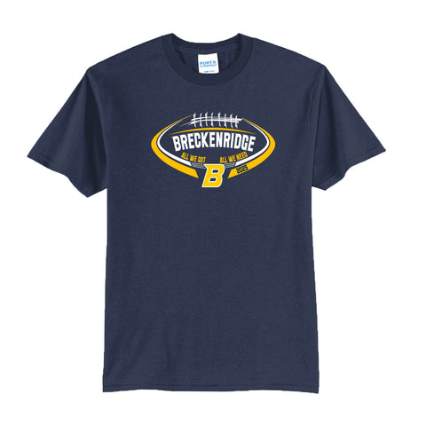 Cotton Blend T Shirt - Breckenridge Football
