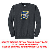 Cotton Blend Crewneck Sweatshirt - CCC XC
