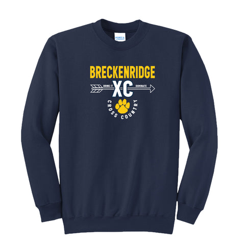 Cotton Blend Crewneck Sweatshirt - Breckenridge Cross Country