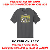 Fulton Football Playoffs - All Shirt Options Charcoal